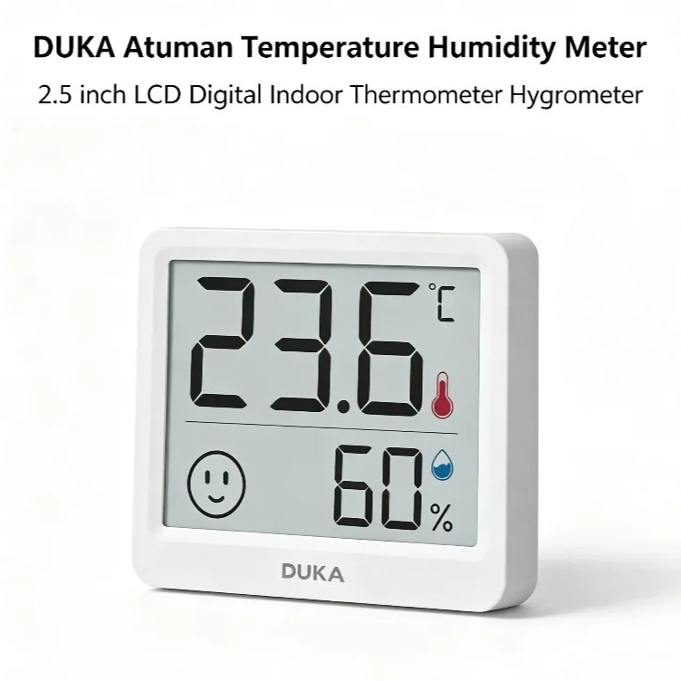 Weather Station Indoor - DUKA Atuman 2,5 inch LCD elektronische