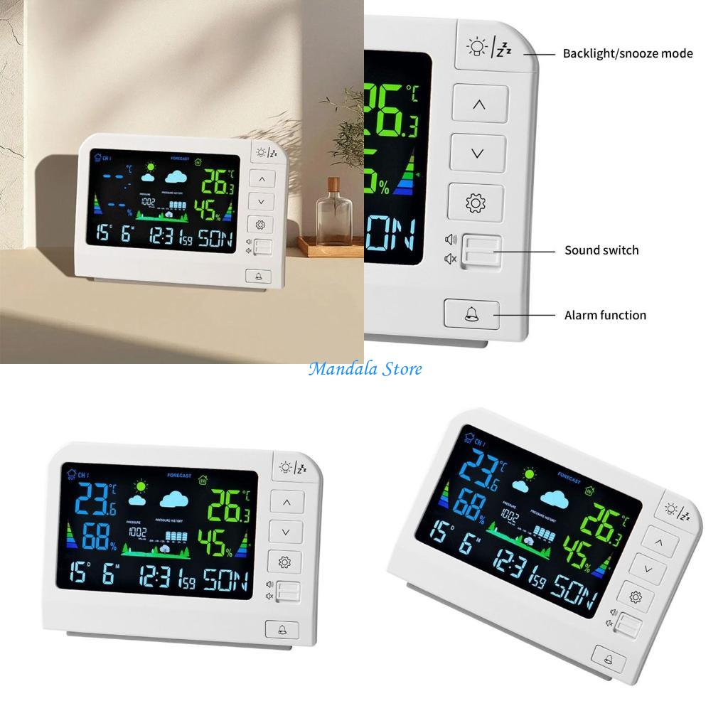 Weather Station Indoor - U2JC Home draadloze weerstations met atomaire