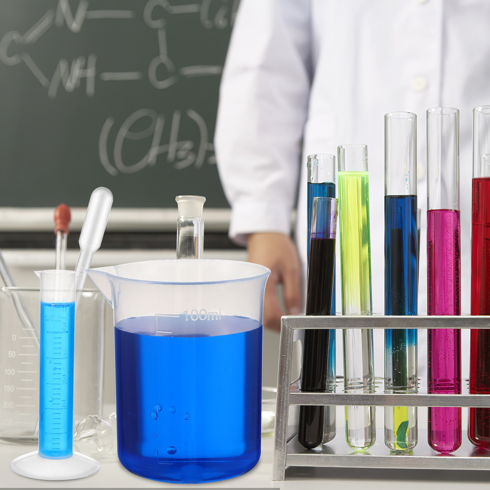 1 set plastic metrische cilind - Science Experiment recensie en prijs