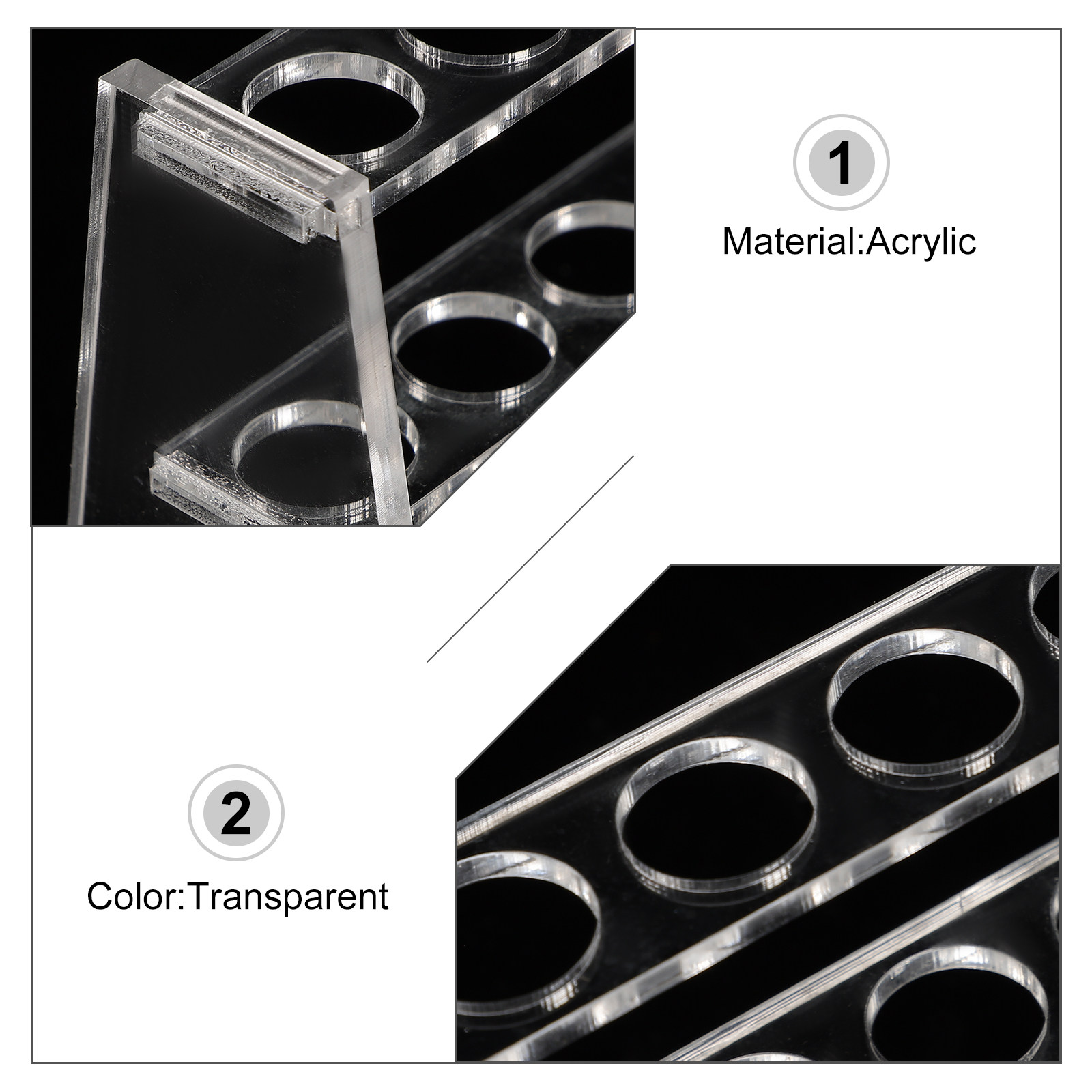 2 stuks transparante acryl rea - Science Experiment recensie en prijs