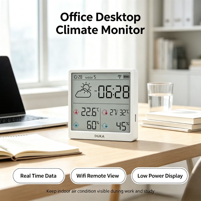 DUKA TH3 Wifi Slimme Temperatu - Weather Station Indoor recensie en prijs