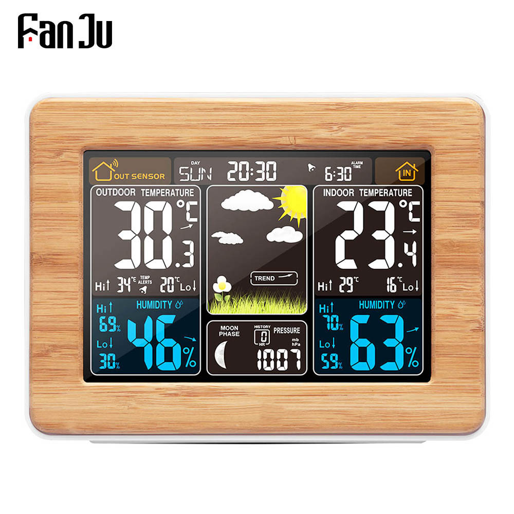 Fanju Wekker Digitale Temperat - Weather Station Indoor recensie en prijs