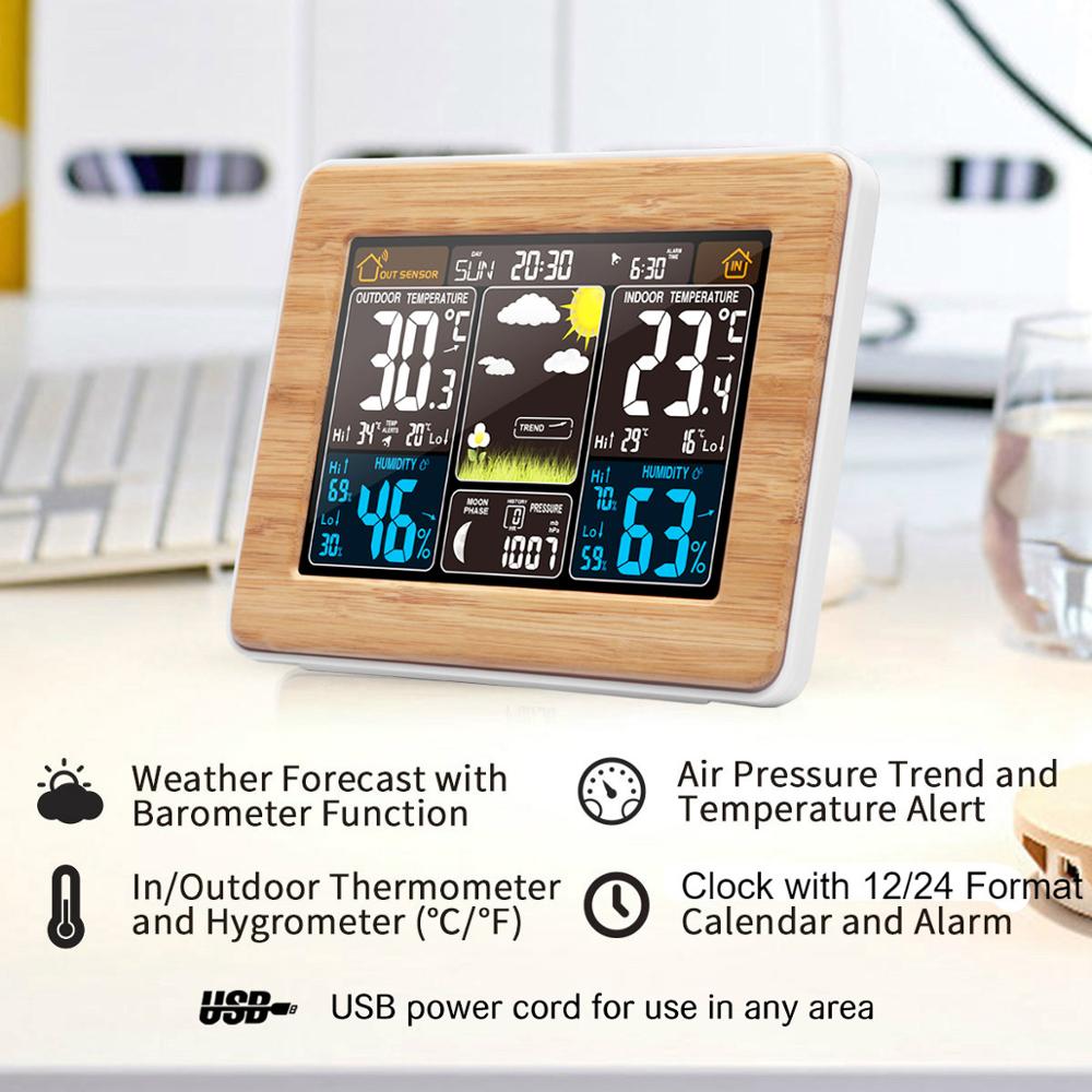 Fanju Wekker Digitale Temperat - Weather Station Indoor recensie en prijs