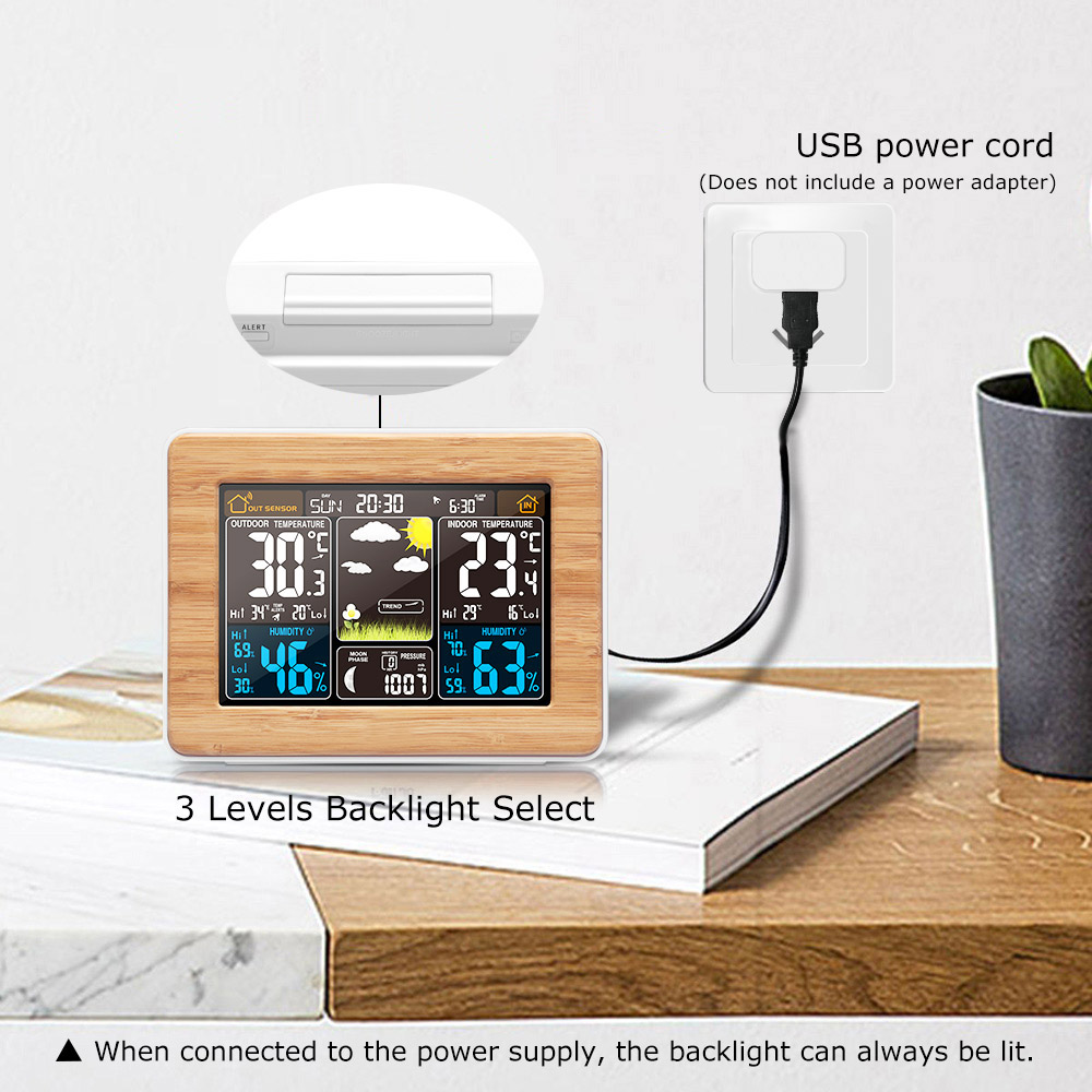 Fanju Wekker Digitale Temperat - Weather Station Indoor recensie en prijs