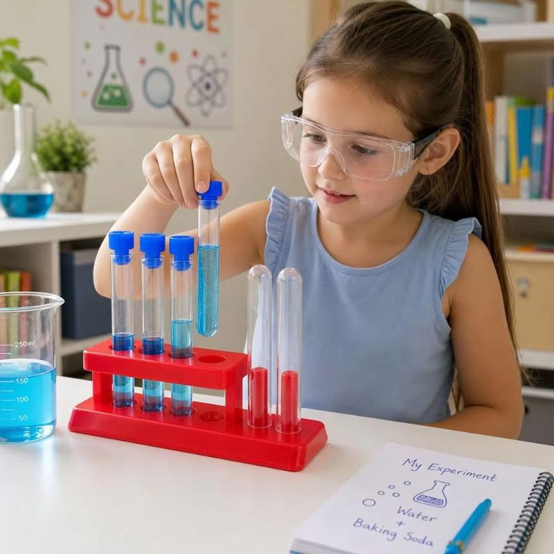 Plastic reageerbuishouderrek V - Science Experiment recensie en prijs