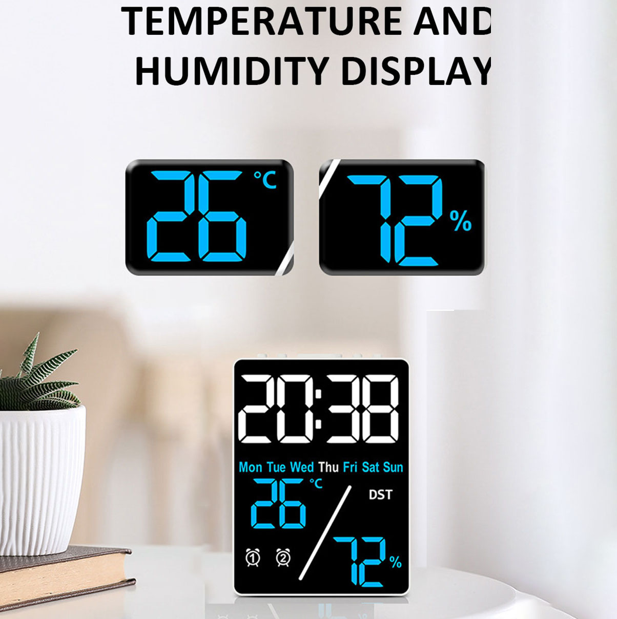 Multifunctionele digitale wekk - Weather Station Indoor recensie en prijs